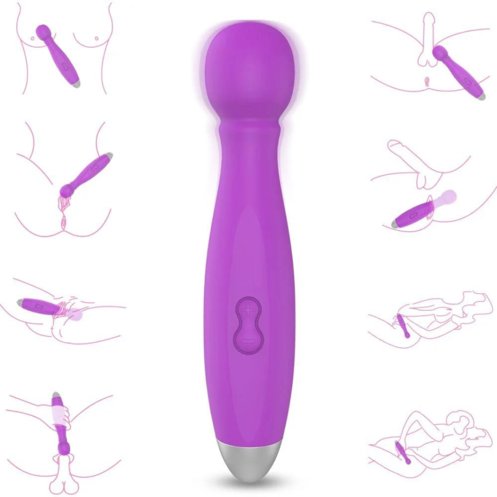 Vibrador Massageador Corporal Varinha Magica 9 Velocidades Bowling