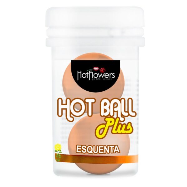 Bolinha Vaginal Hotball Plus Esquenta HotFlowers - Sexshop