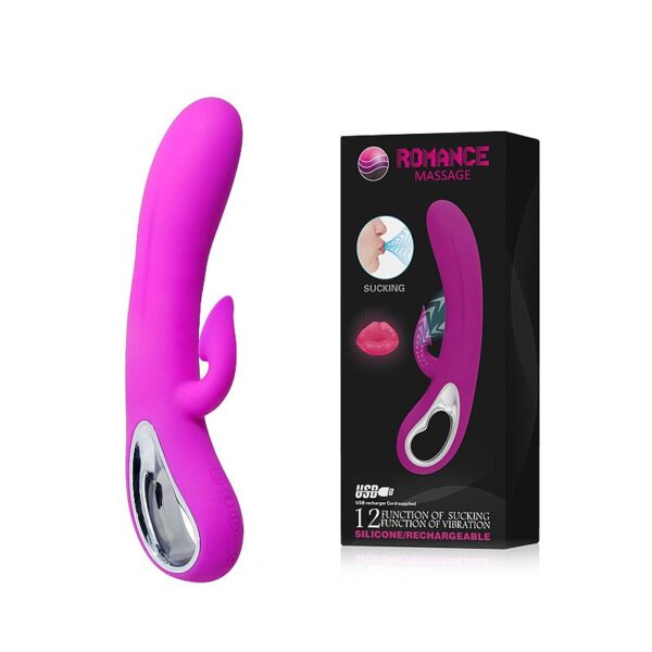 Vibrador Duplo Motor com Sucção do Clitóris - Pretty Love Lux - Sexshop