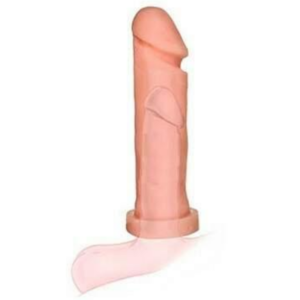 Capa Peniana Extensora Kurt - 10cm Marrom - Sexshop