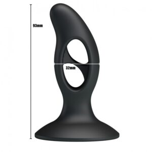 Plug Anal Curvado com Sistema de Contração e Expansão - FABULOUS CONTRACTION AND EXPANSION - Sex shop