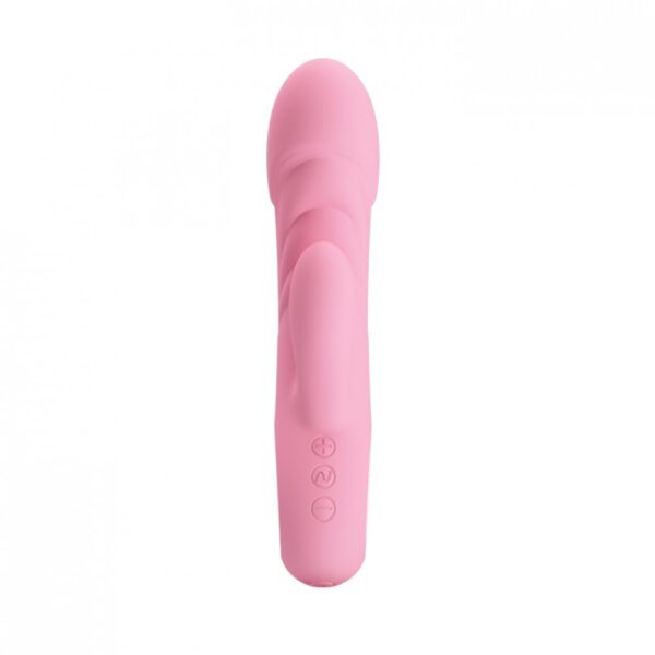 Vibrador Ponto G com Relevos em Ondas e 7 Modos de Pulsação e 5 Intensidades de Vibração - PRETTY LOVE - Sexshop