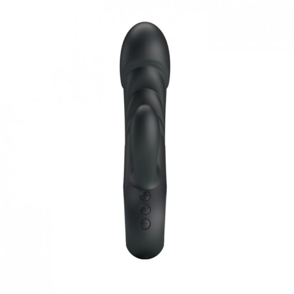 Vibrador Ponto G com Relevos em Ondas e 7 Modos de Pulsação e 5 Intensidades de Vibração - PRETTY LOVE - Sexshop