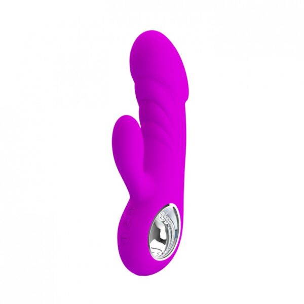 Vibrador Ponto G com Relevos em Ondas e 7 Modos de Pulsação e 5 Intensidades de Vibração - PRETTY LOVE - Sexshop