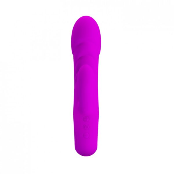 Vibrador Ponto G com Relevos em Ondas e 7 Modos de Pulsação e 5 Intensidades de Vibração - PRETTY LOVE - Sexshop