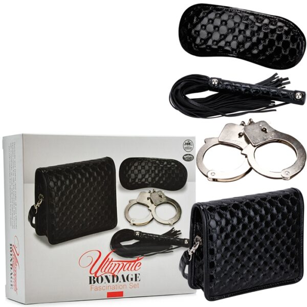 Kit dominadora bolsa de luxo fetiche - ULTIMATE BONDAGE FASCINATION - NANMA - Sexshop