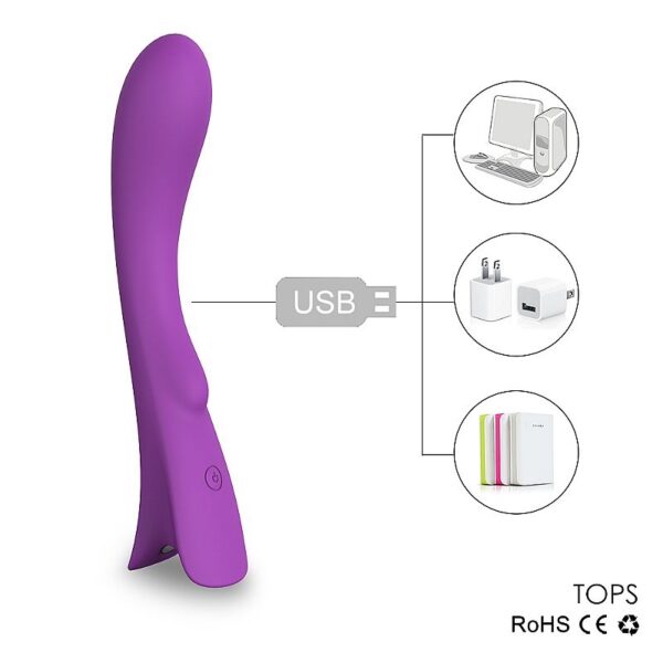 Vibrador Ponto G em Silicone Tops - S-Hande - Sexshop