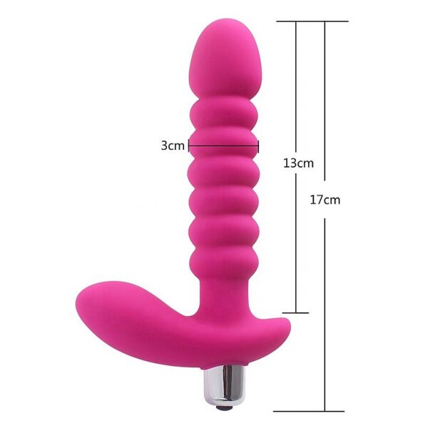 Plug Anal Ondulado Estimulador de Próstata - Anal Pleasure - Aphrodisia