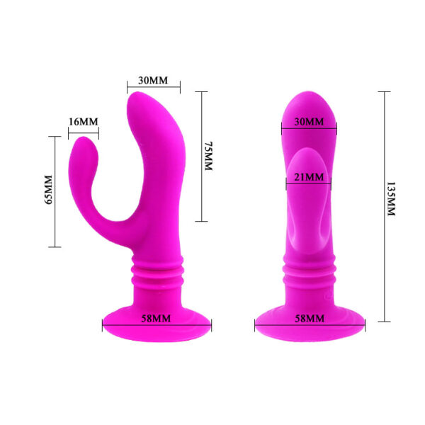 Plug Anal duplo Ponto G de Silicone PRETTY LOVE - Sexshop