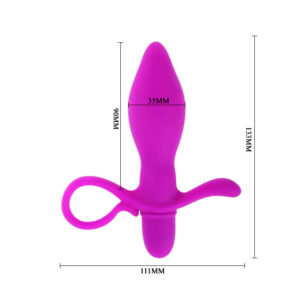 Plug Anal de Silicone 10 níveis de vibração - Sex shop-17429