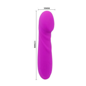 Vibrador Curvo Silicone Recarregável 30 níveis de vibração REUBEN - Sex shop