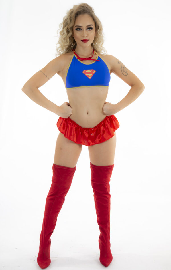 Kit Mini Fantasia Super Girl Pimenta Sexy - Sexshop