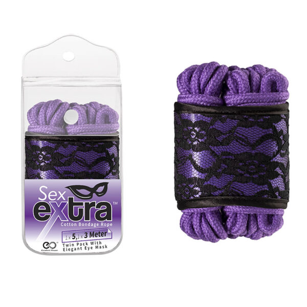 Cordas para Shibari SEX EXTRA - BONDAGE COTTON BONDAGE ROPE - Sex shop