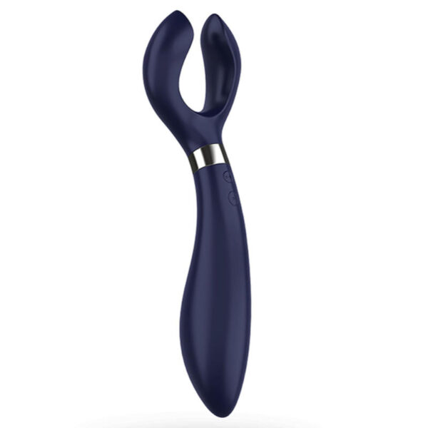 Estimulador e Vibrador SATISFYER Partner Multfun 3 Blue - Sexshop