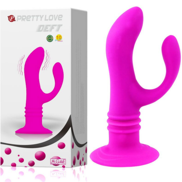 Plug Anal duplo Ponto G de Silicone PRETTY LOVE - Sexshop