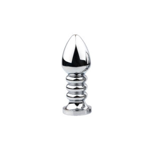 Plug Anal de Aço com Cristal Brilhante 10cm - Sexshop