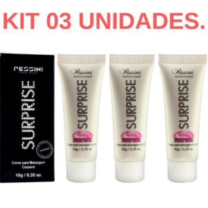 Kit 03 Surprise Creme Adstringente Pessini 10g - Sexshop