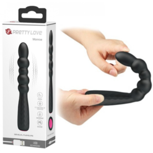 Vibrador em silicone cirúrgico com vértebra e ABS com 12 Vibrações - Pretty Love Monroe - Sexshop