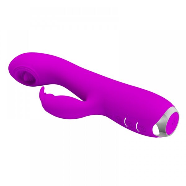 Vibrador Recarregável com 3 funções com 12 modos de vibrações Pretty Love Rachel - Sexshop