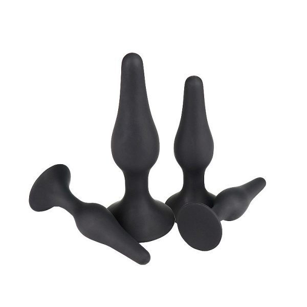 Plug Anal Cônico em Silicone com Ventosa 16 x 3.9cm Sex shop - Image 6