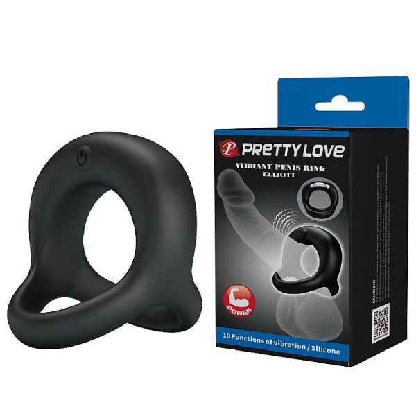 Anel Peniano Duplo Vibrador Recarregável Elliott Pretty Love - Image 2