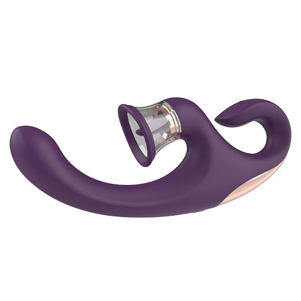 Vibrador de Ponto G e clitóris com Língua e Sucção - Sandra - Image 5