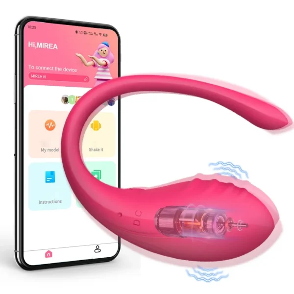 Vibrador de Casal USB Controle por Aplicativo Little Tadpole