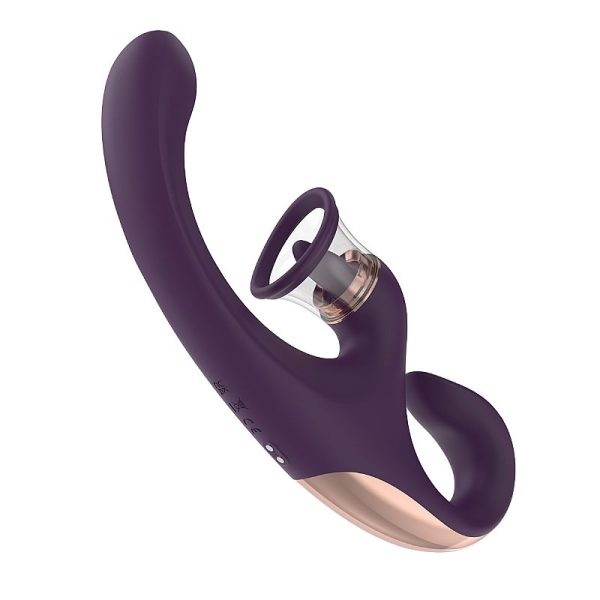 Vibrador de Ponto G e clitóris com Língua e Sucção - Sandra - Image 4