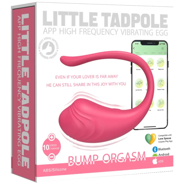 Vibrador de Casal USB Controle por Aplicativo Little Tadpole - Image 10