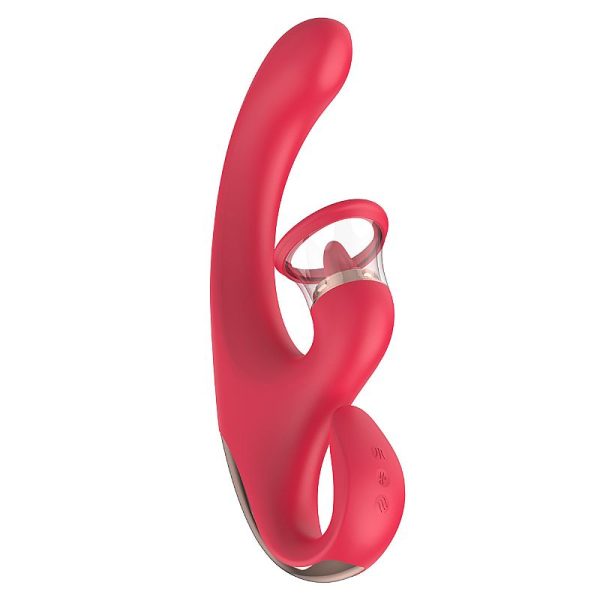 Vibrador de Ponto G e clitóris com Língua e Sucção - Sandra - Image 6