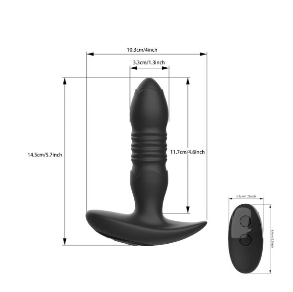 Plug Anal com 10 modos de vai e vem + Controle Remoto I-MOON - Image 7