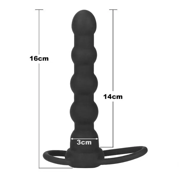 Plug Anal Companheiro com Vibrador - Lovetoy - Sexshop