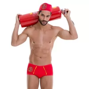 Kit Fantasia Masculina Bombeiro Sapeka - Sex shop