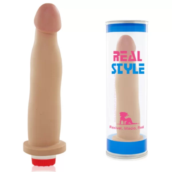 Pênis Real Peter Vibrador Fit Style 17,4x2,5cm