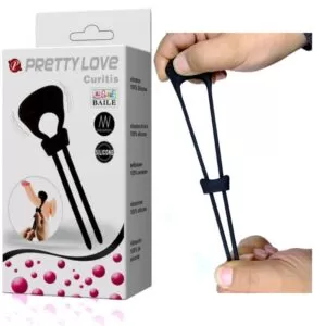 Anel peniano flexível com vibrador PRETTYLOVE Curitis - Sexshop