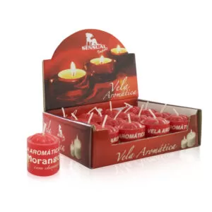 Vela Aromática Morango com Chantilly - Sexshop