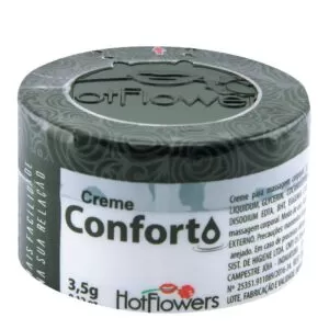 Creme Anal Conforto Funcional 3,5g HotFlowers - Sexy shop