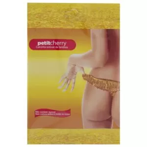 Kit 03 Unidades Calcinha Ouro Metalic Soluvel Flow Pack PetitCherry - Sex shop