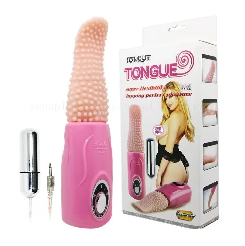 Vibrador Formato de Língua Tongue Massageador - Baile