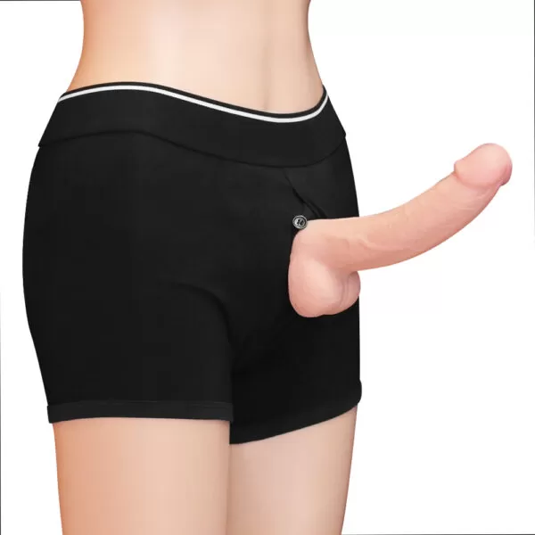 Boxer Unissex em Algodão para Próteses - INGEN HANDY STRAPON SHORTS - Sexshop