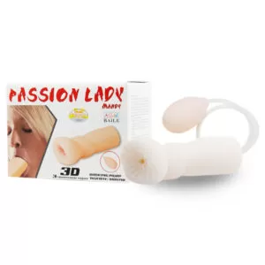 Simulador de Sexo Oral, com Sucção e Saliências Internas - PASSION LADY MANDY - Sex shop