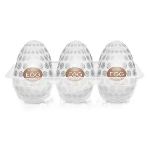 Caixa com 6 Masturbadores Tenga Egg - CRATER - Sexy shop