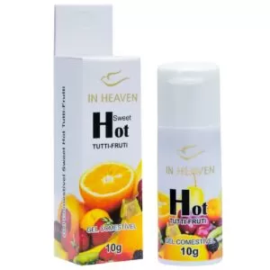 In Heaven Gel Comestível TUTTI FRUTTI Hot 10G INTT - Sex shop