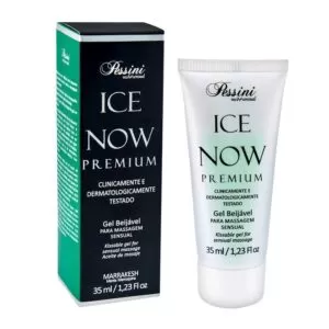 Ice NOW! Premium Gel Gelado Comestível Menta Marroquina 35ml Pessini - Sex shop