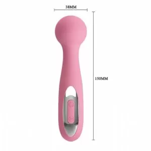 Vibrador Massageador Feminino Recarregável - Carina - Pretty Love - Sexshop