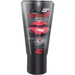 Gel Comestível Maça do Amor Carrossel Glitter 18G Pepper Blend